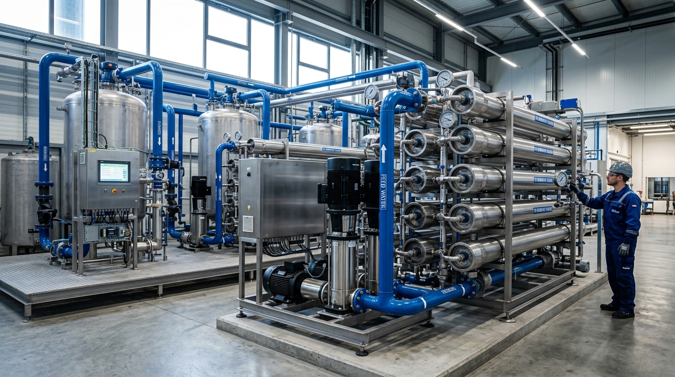 Aqua Shakti Industrial RO Skid